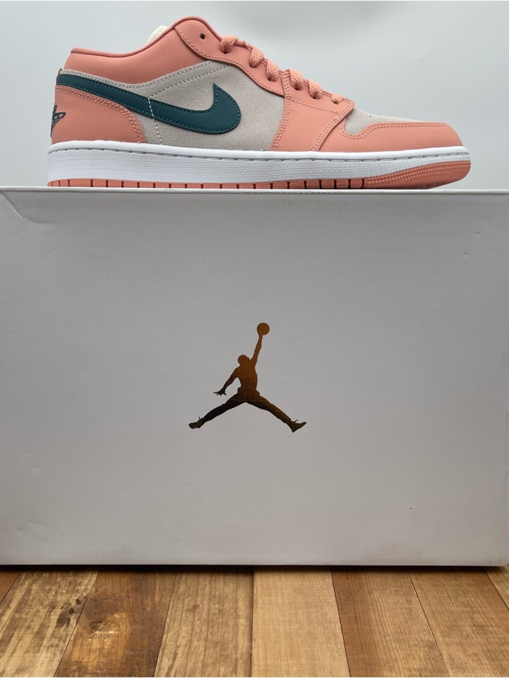 Jordan 1 - SZ 11-women Low Light Madder Root Dark Teal Green - DC0774-8